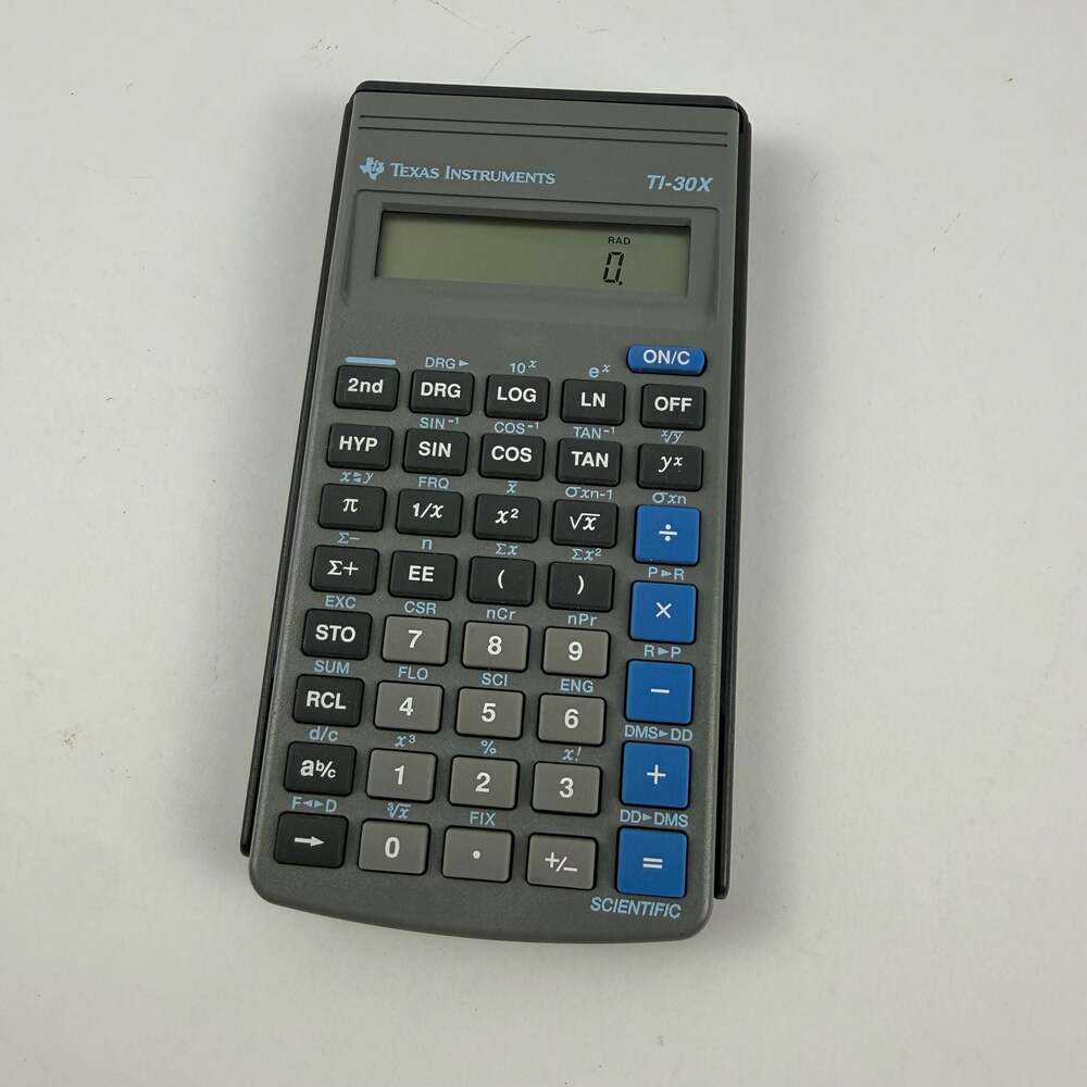Vintage Texas Instruments TI-30X Scientific Calculator